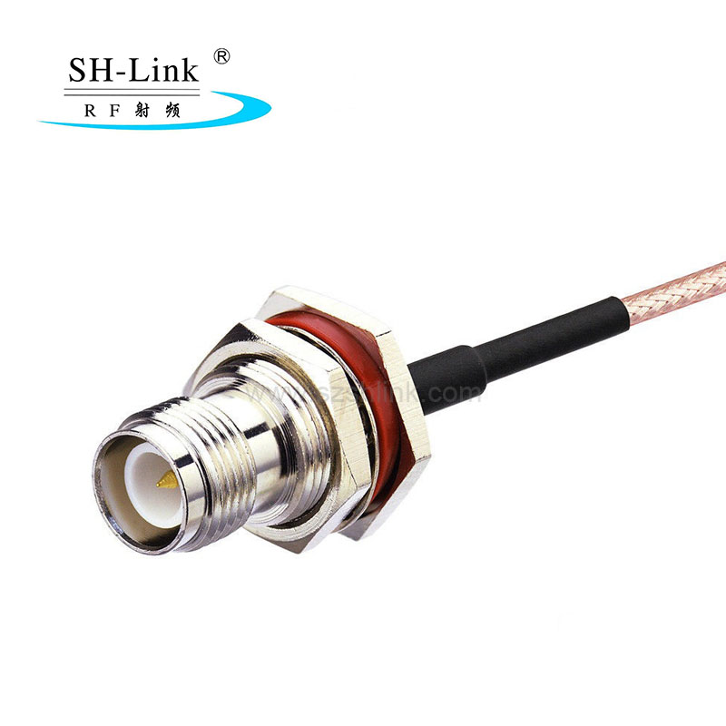 IP67 waterproof TNC female to MMCX Right angle male RG316 coaxial cable